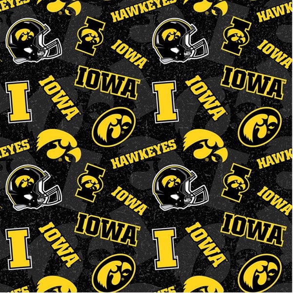 Iowa Tone on Tone Print Cotton Fabric from Sykel Enterprises Licensed