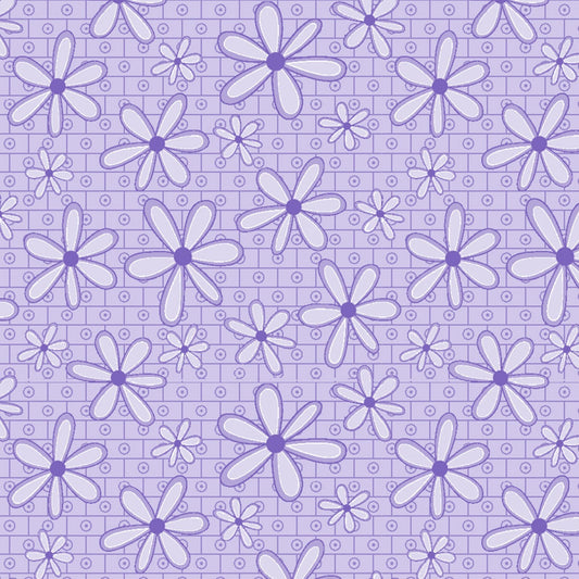 Purple Daisy From Basically Hugs P & B Textiles