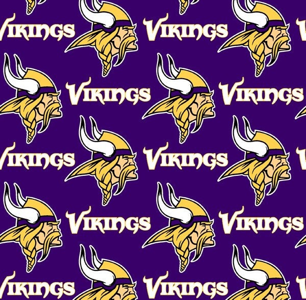 Minnesota Vikings 6456-D NFL Licensed cotton fabric from Fabric Traditions 58/60in