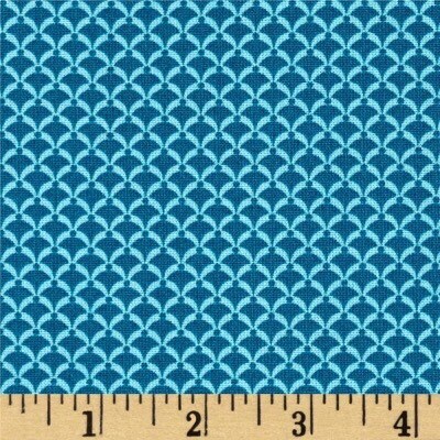 Bedrock Dino Scale Aqua 8205-54 - By Kanvas Studios Cotton Fabric