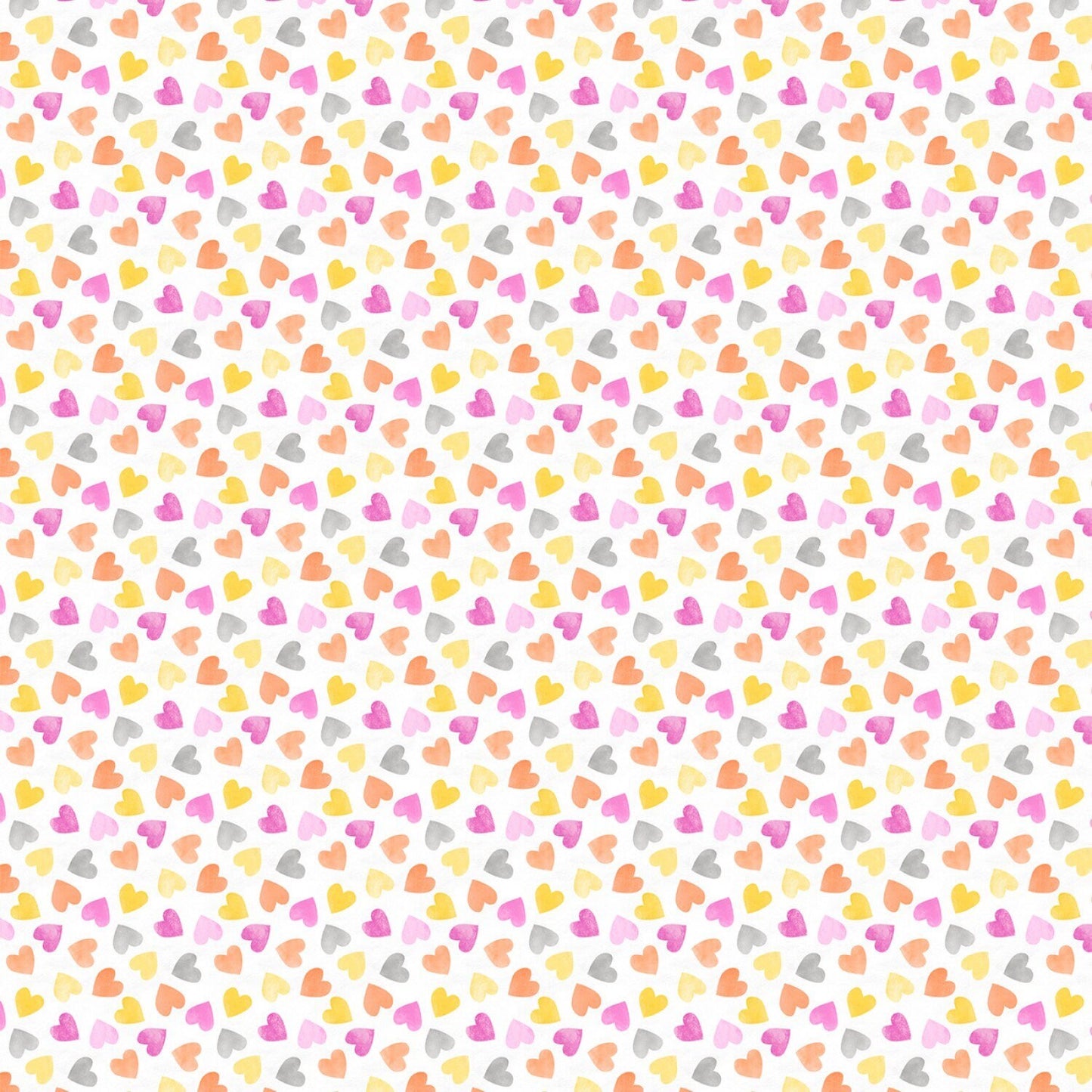 Pink Hearts 68554-195 Raindrops & Sunshine by Anne Rowan Collection from Wilmington Prints Cotton fabric
