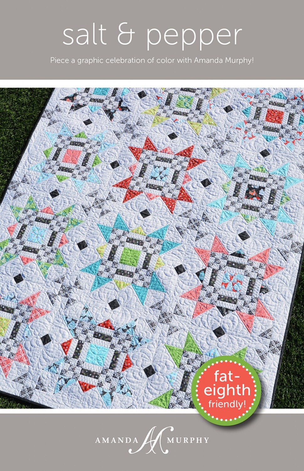 Salt & Pepper Quilt Pattern From Amanda Murphy Design - PAPER PATTERN