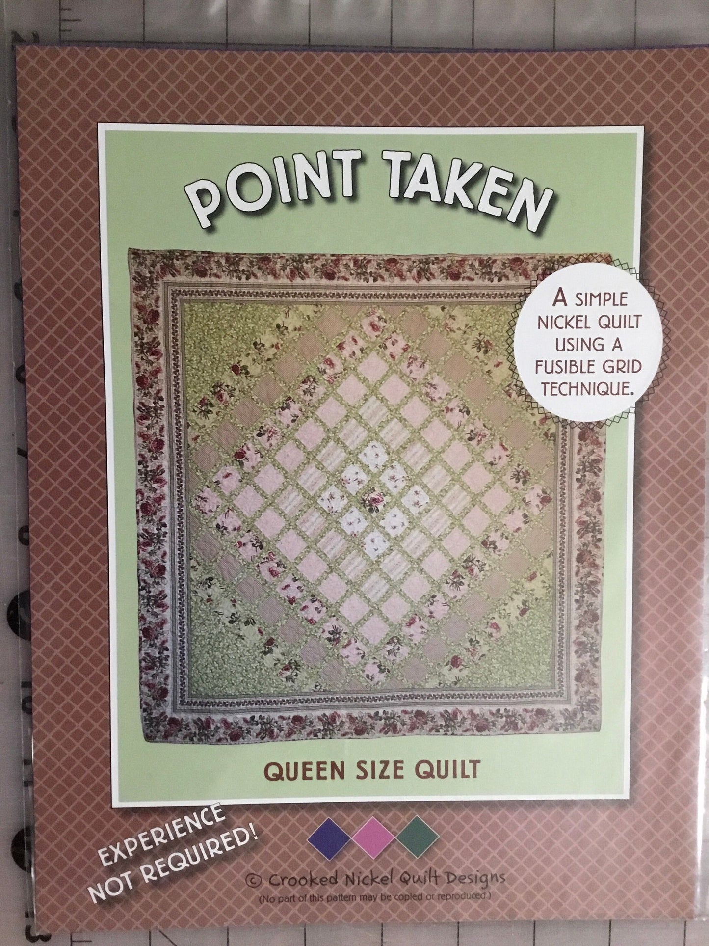 Point Taken by Crooked Nickel Quilt Designs - PAPER PATTERN
