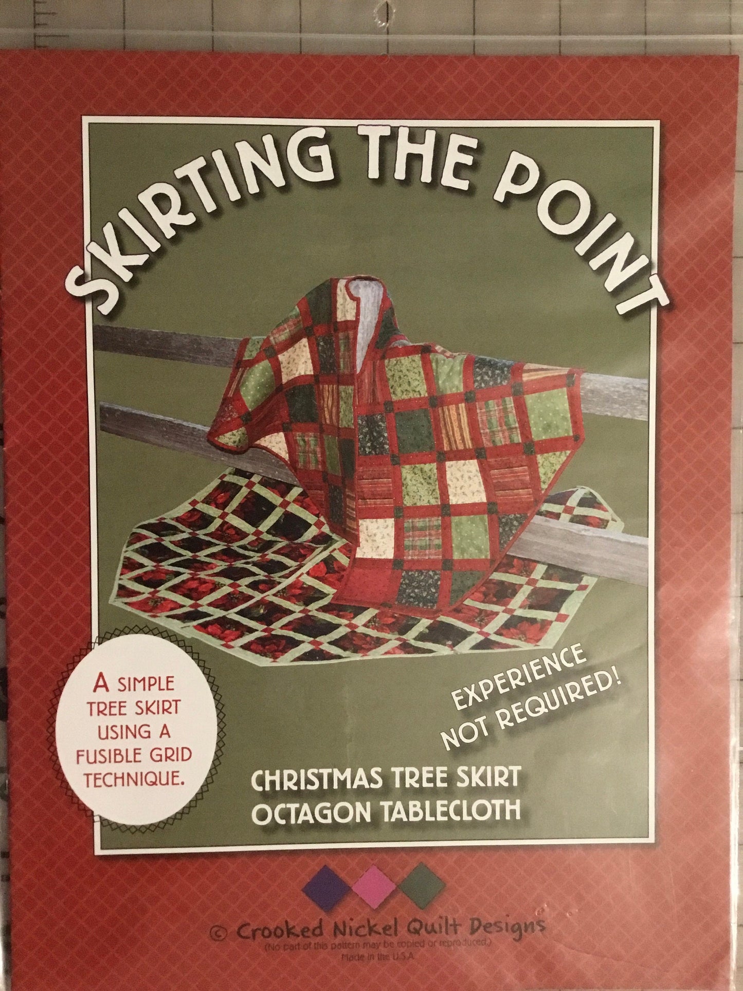 Skirting The Point by Crooked Nickel Quilt Designs - PAPER PATTERN