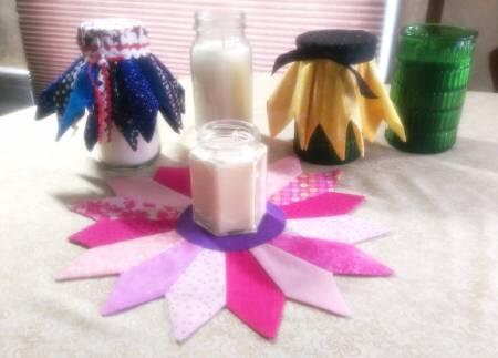 Candle Flower Wrap by Annette Ryerson for Cut Loose Press - PAPER PATTERN