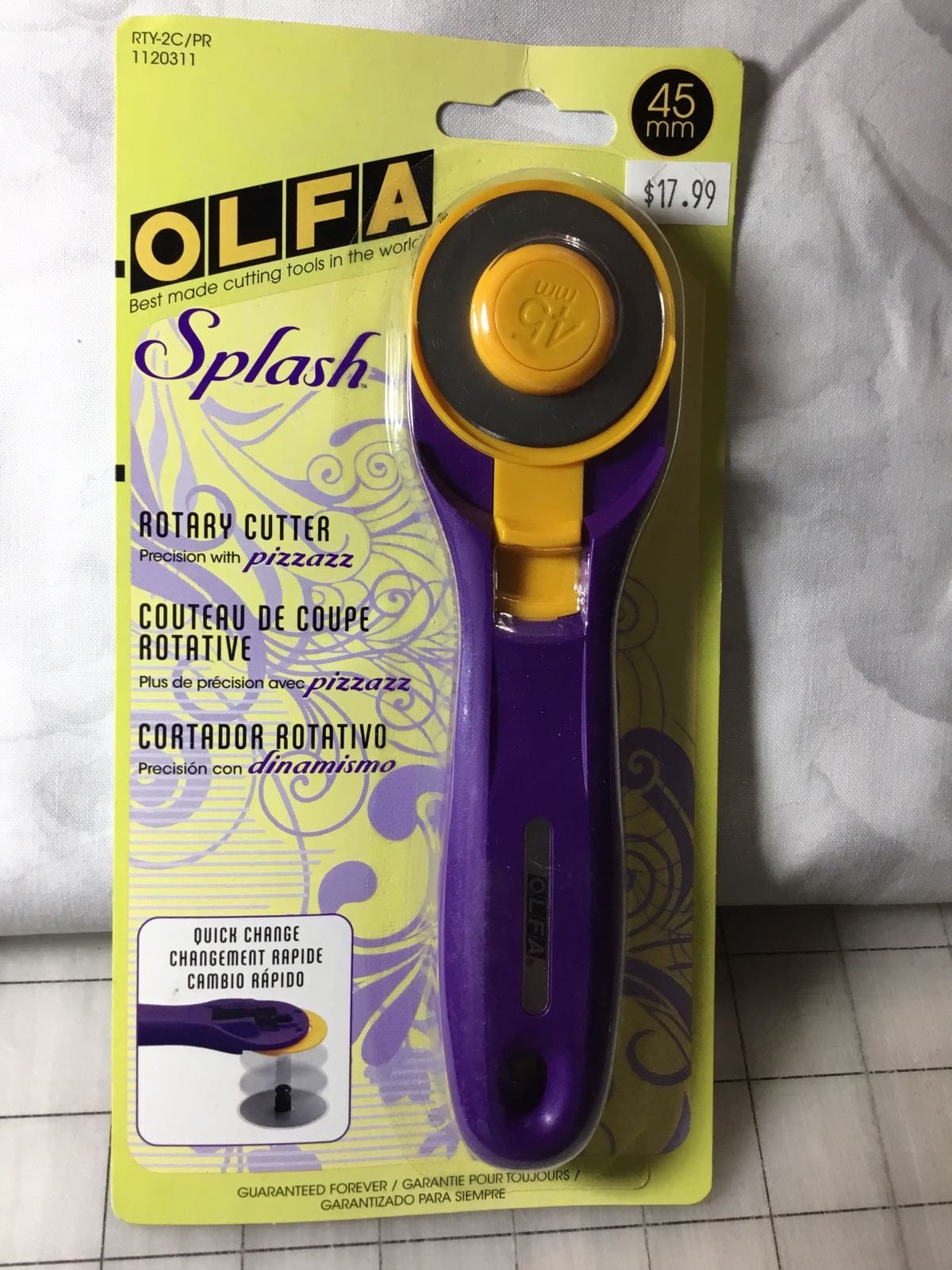 Olfa Splash 45mm Rotary Cutter