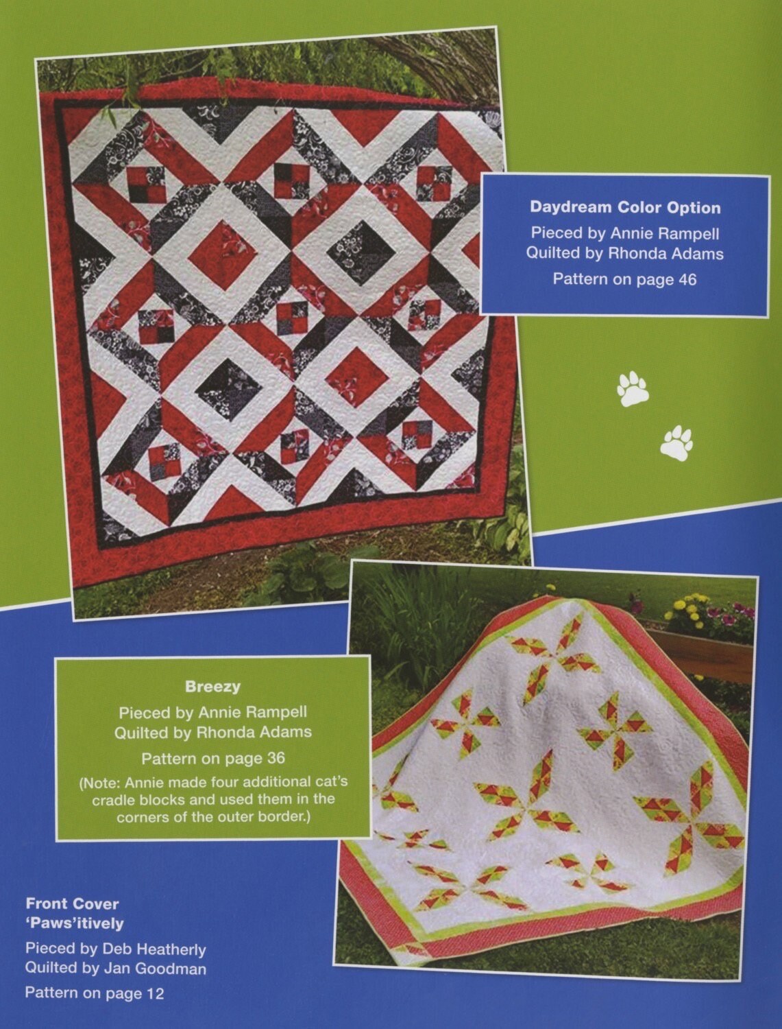 Catitude XL by Deb Heatherly PAPER PATTERN