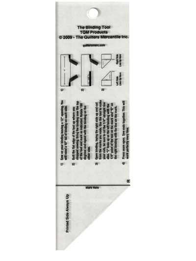 The Binding Tool Template Ruler # TQM001