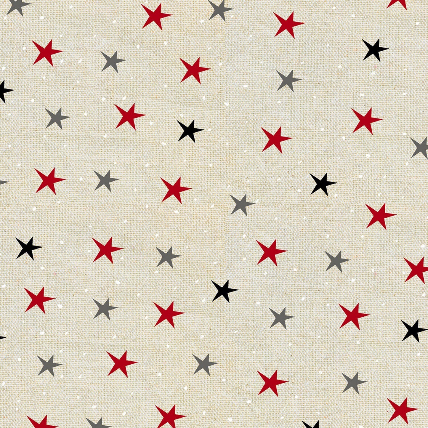 Studio E Holiday Road Trip Beige Stars fabric