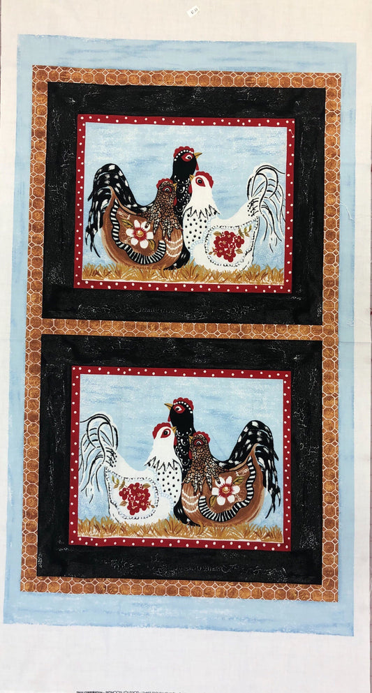 Three French Hens - Riverwoods Collection by Troy Corporation Panel