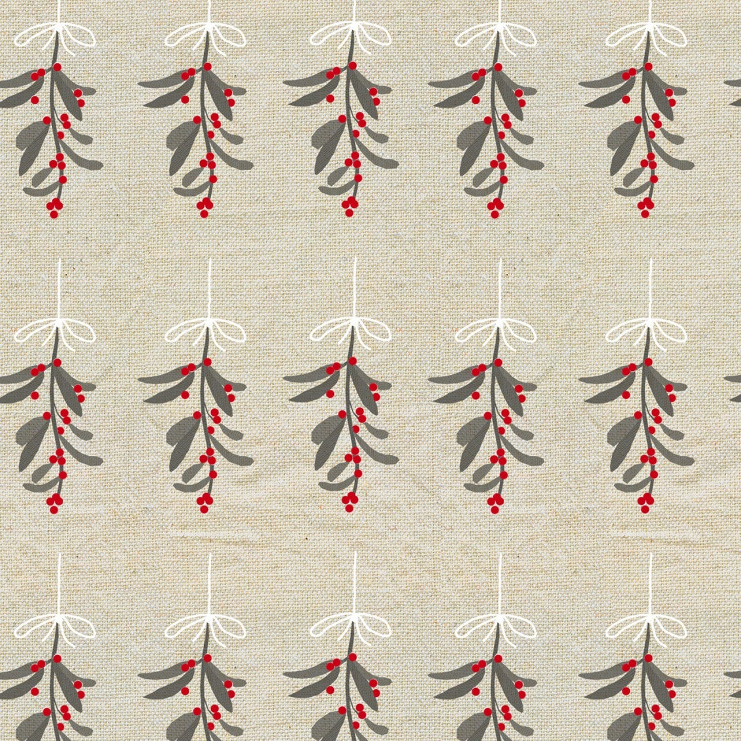 Studio E Holiday Road Trip Mistletoe fabric