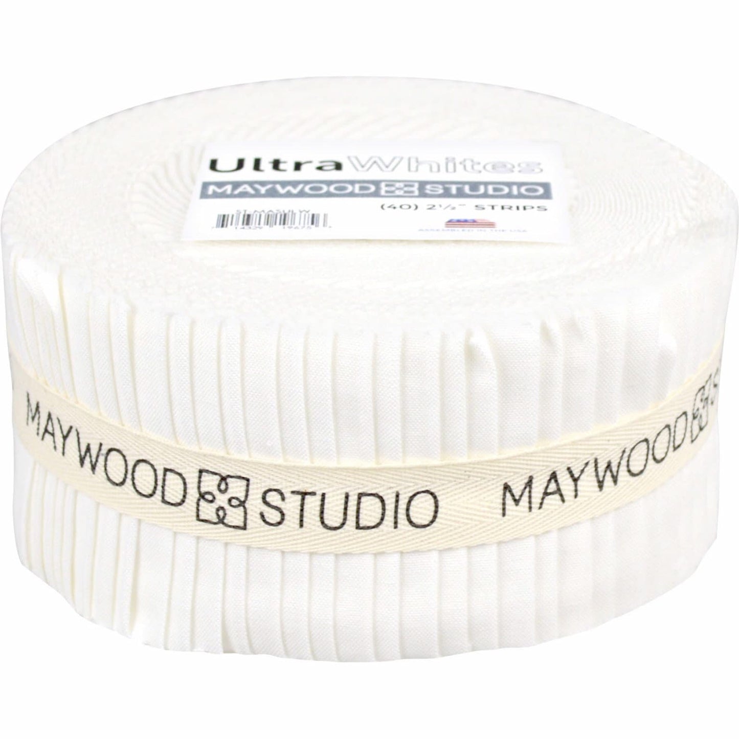 Ultra Whites 40 - 2 1/2 in strips by Maywood studio