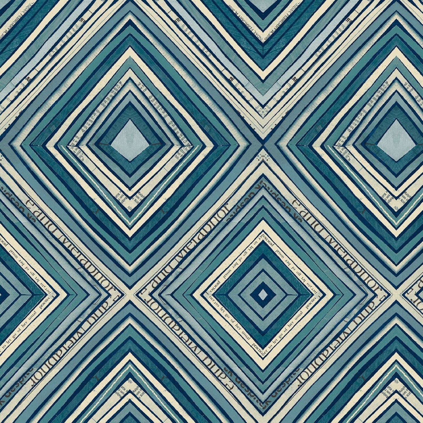 Wonder Zig Zag/Diamond fabric by Carrie Bloomston for Windham Fabrics