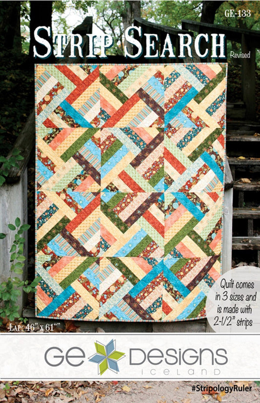 Strip Search Quilt Pattern by GE Designs - PAPER PATTERN