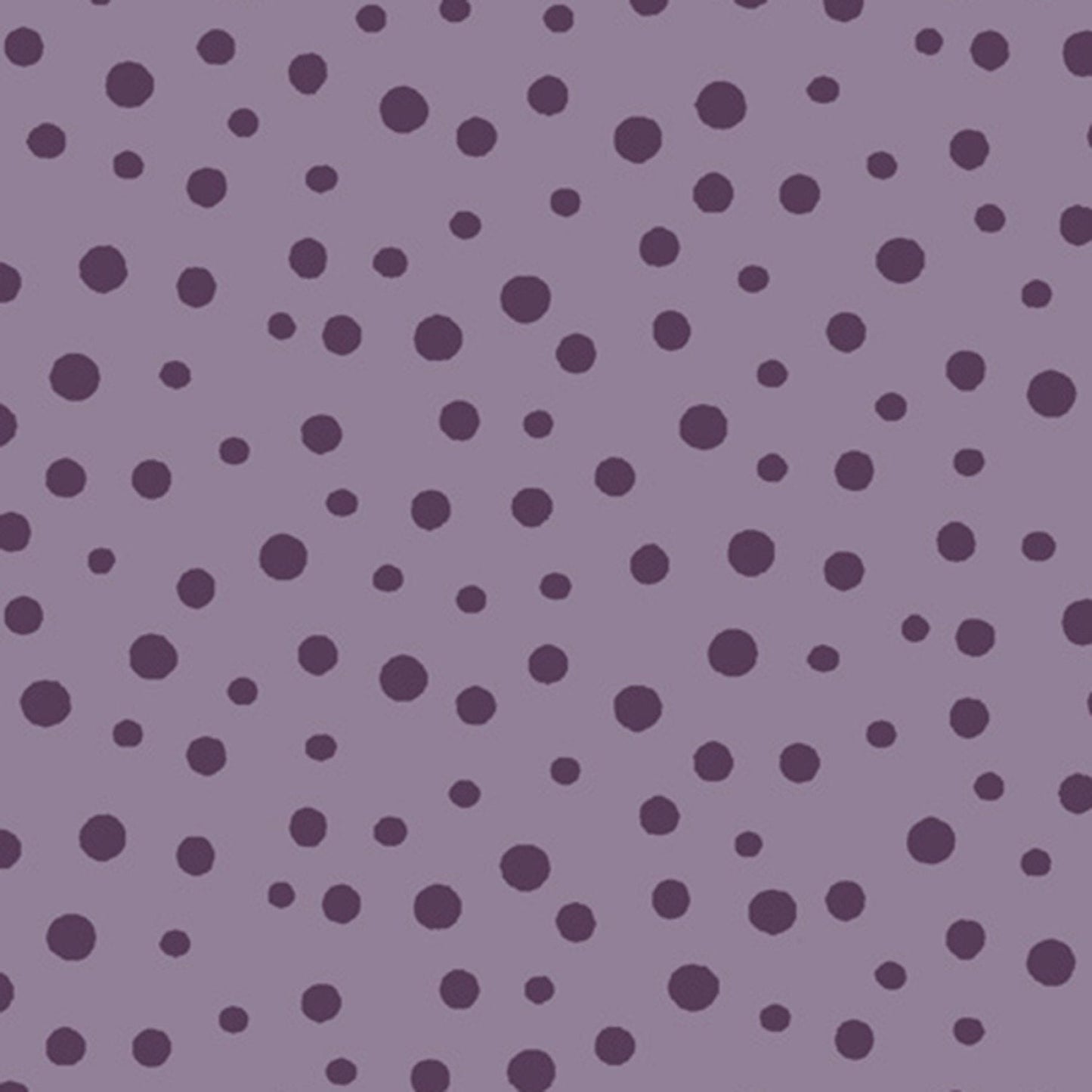 Purple Spots from Susybee Barnyard Buddies by Susybee CollectionCotton Fabric