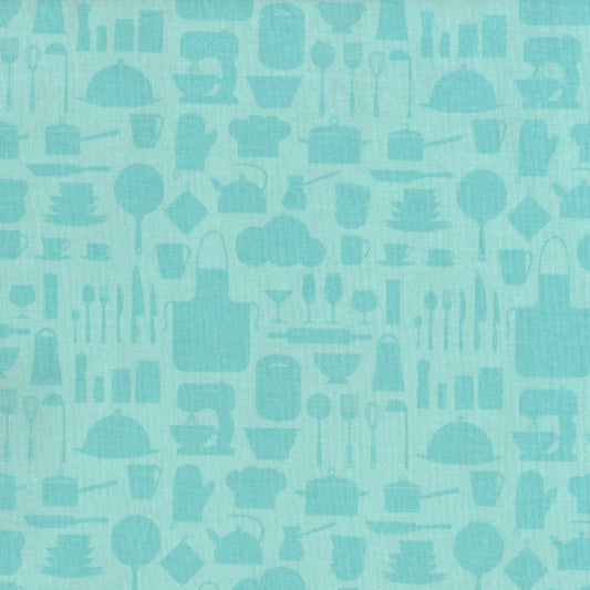 Silhouettes Fresca Cotton Fabric 2607-001 from In The Kitchen by RJR