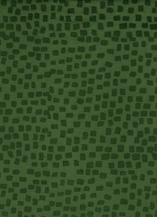 0805 Dark Green - Simply Primitive Collection Cotton Fabric from Batik Textiles