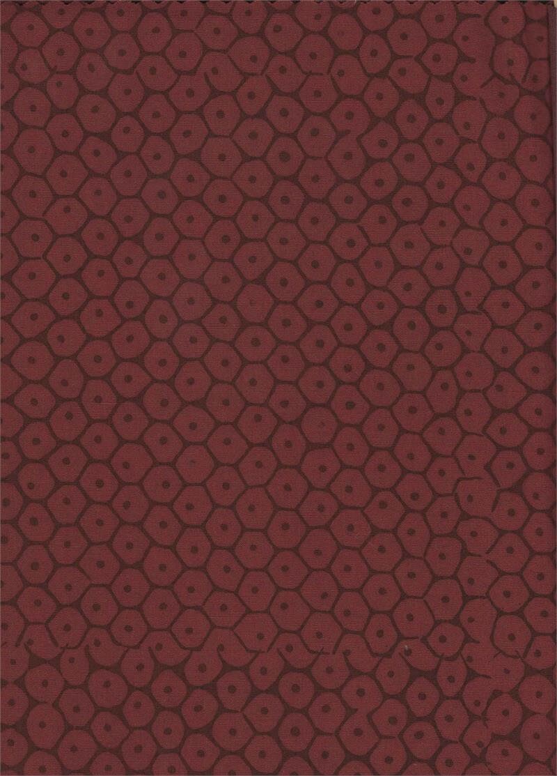 0813 Dark Red - Simply Primitive Collection Cotton Fabric from Batik Textiles