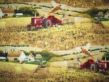 Fat Quarter Precut Print Concepts Inc – Farmall Scenic Allover Cotton 10089 Fabric