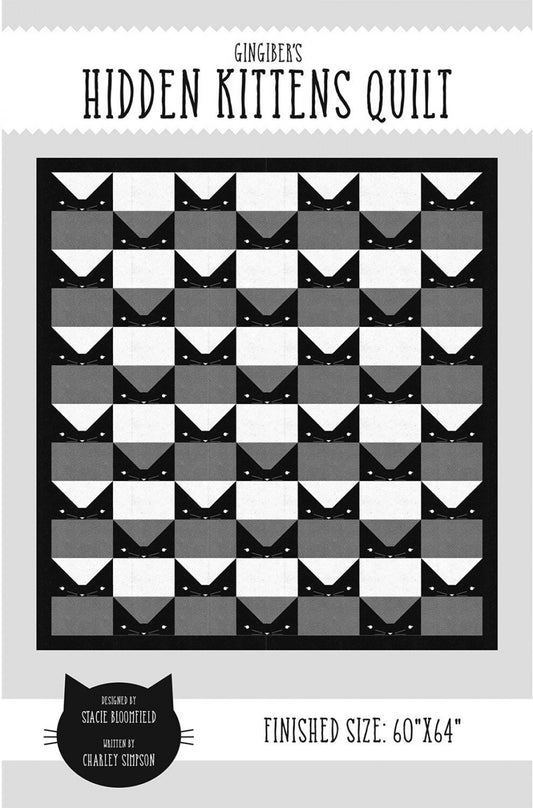 Hidden Kittens Pattern from Gingiber - PAPER PATTERN