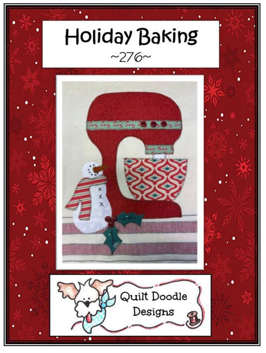 Holiday Baking Pattern by Quilt Doodle Designs - PAPER PATTERN