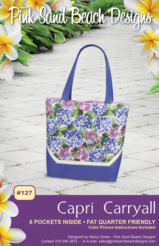 Capri Carryall Pattern by Pink Sand Beach Designs - PAPER PATTERN