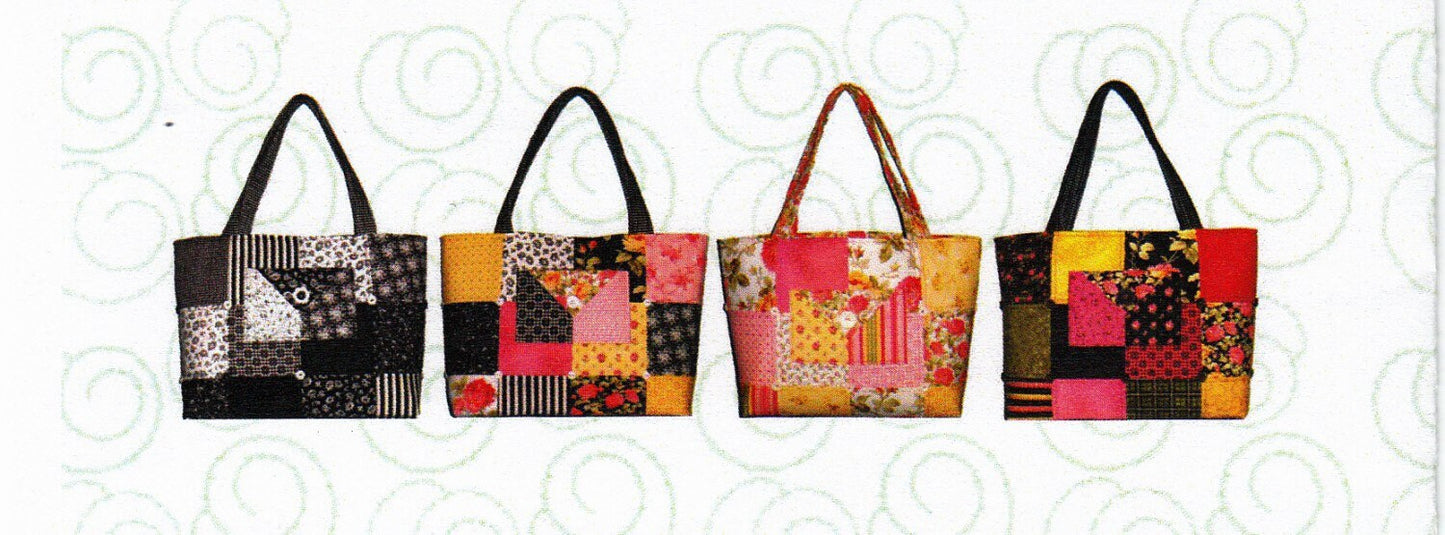 Charm Party Tote Pattern by Quilts Illustrated - PAPER PATTERN