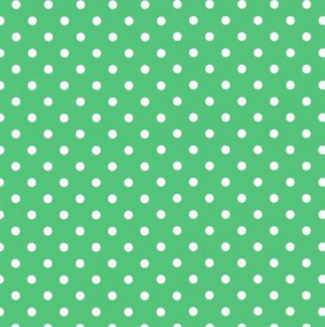 Green with White Polka Dots  from Crazy for Dots and Stripes for RJR Fabrics Cotton Fabric