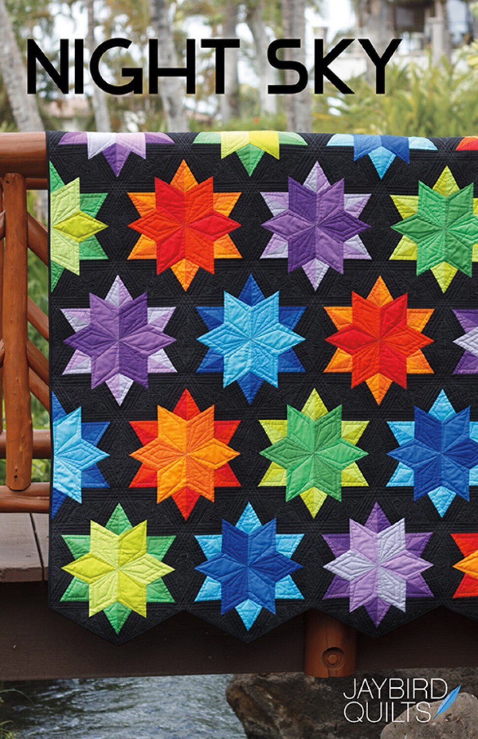 Night Sky Quilt Pattern by Jaybird Quilts - PAPER PATTERN