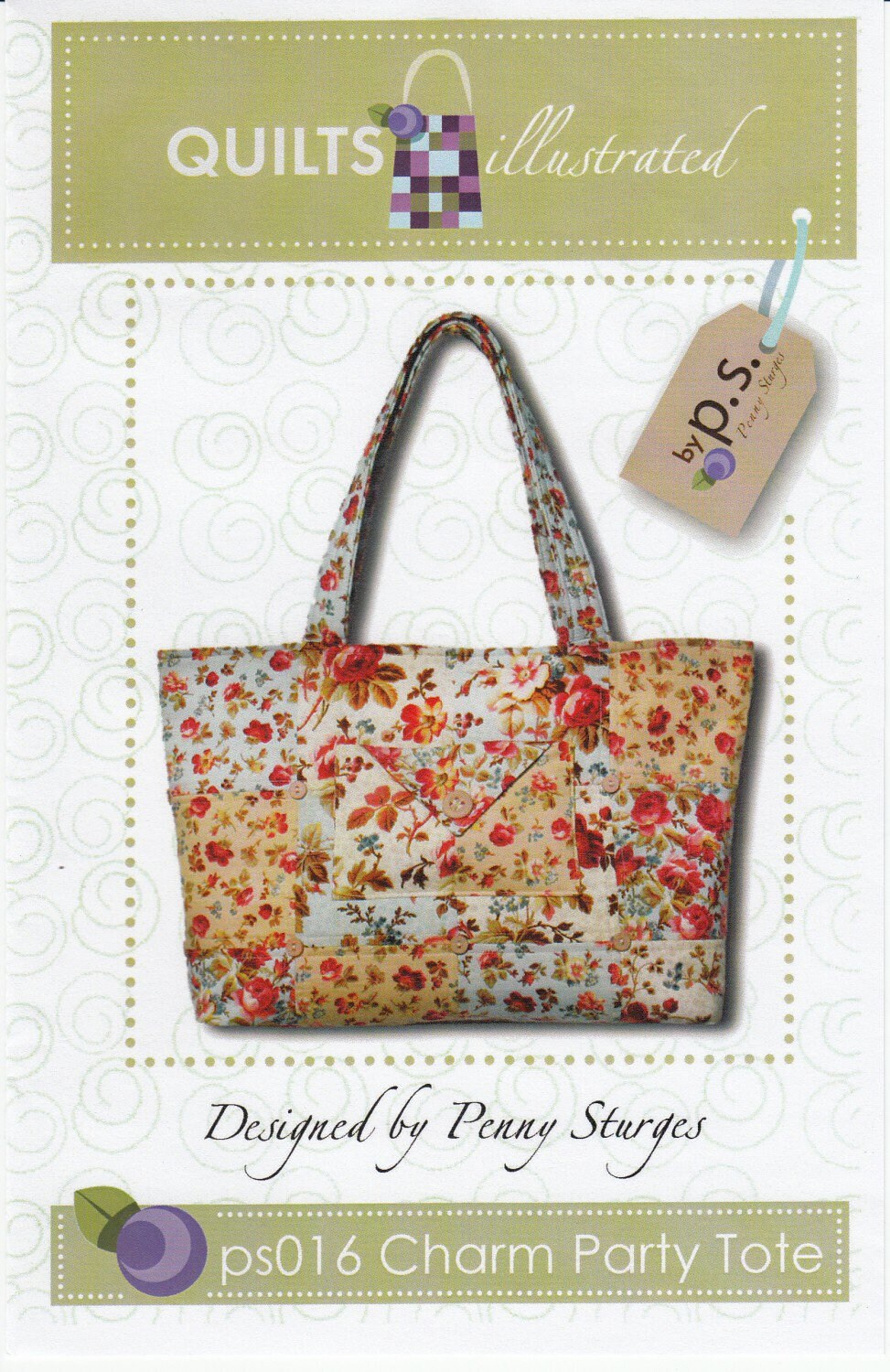 Charm Party Tote Pattern by Quilts Illustrated - PAPER PATTERN