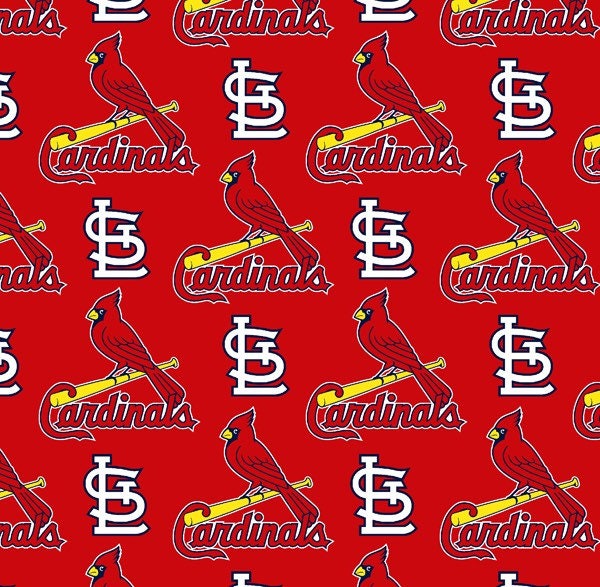 St Louis Cardinals  6653-B MLB Licensed cotton fabric from Fabric Traditions 58/60in