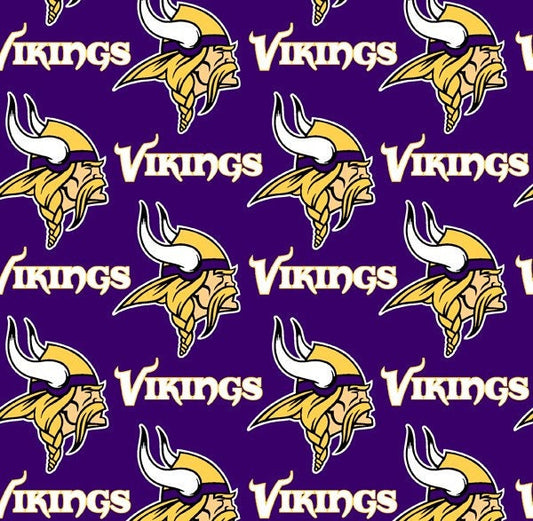 Minnesota Vikings 6456-D NFL Licensed  cotton fabric from Fabric Traditions 58/60in