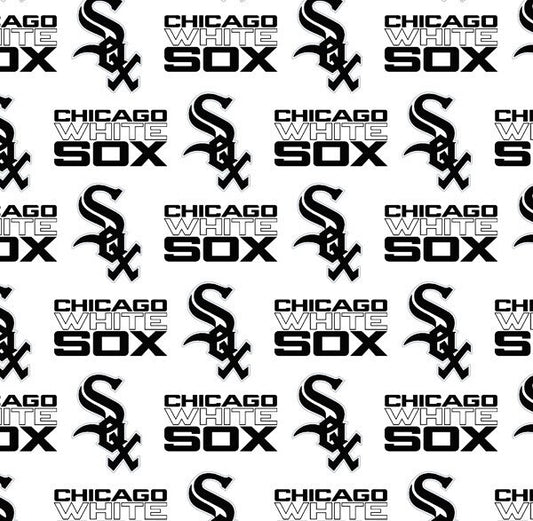 Chicago White Sox 6636-B MLB cotton fabric from Fabric Traditions 58/60in