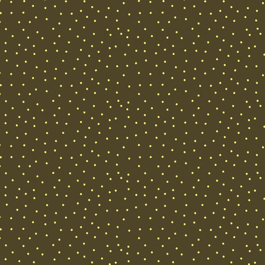 Brown Mini Dot Y3031-15 from Sunny Fields Collection by Sue Zipkin For Clothworks Cotton Fabric