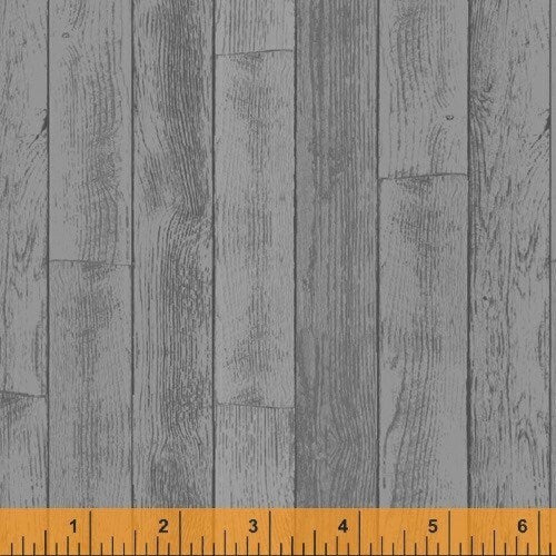 Charcoal Barn Wood 52132-6 from Thistle Hill Collection by Whistler Studios for Windham Fabrics Cotton Fabric