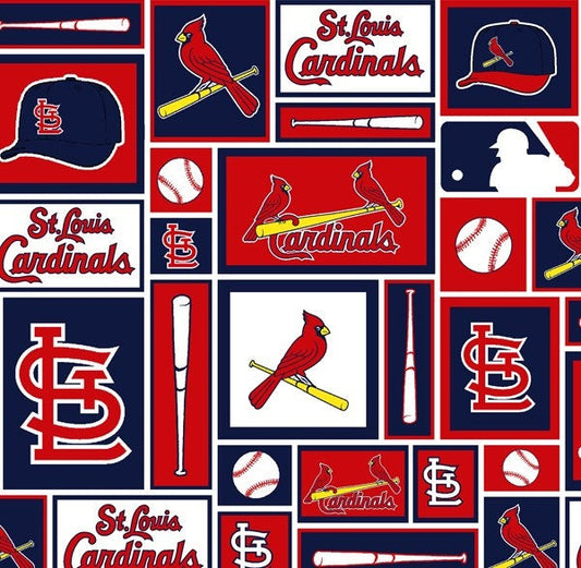 St Louis Cardinals 6654-B MLB Licensed cotton fabric from Fabric Traditions 58/60in