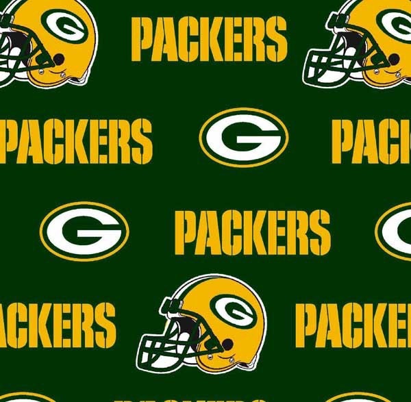 Green Bay Packers 6317-D NFL Licensed cotton fabric from Fabric Traditions 58/60in