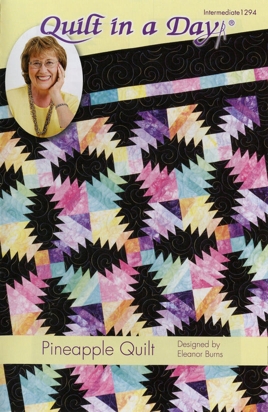 Pineapple Quilt Pattern by Eleanor Burns Quilt in a Day - PAPER PATTERN