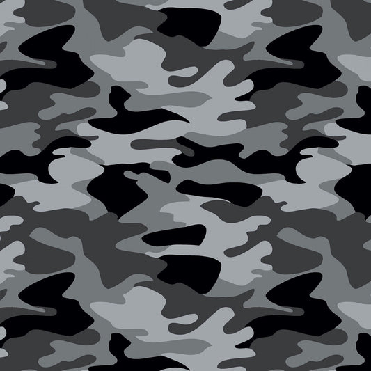 First Responders Camoflauge Gray from Nobody Fights Alone Riley Blake Designs Collection Cotton Fabric