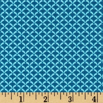 Bedrock Dino Scale Aqua 8205-54 - By Kanvas Studios Cotton Fabric