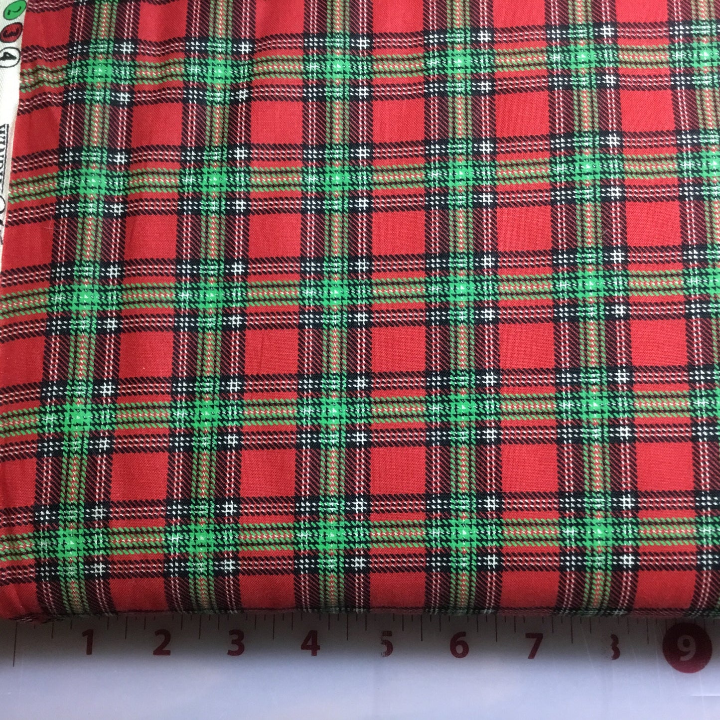 30866-2 Red Plaid from Paper Doll Christmas for Windham Fabrics Cotton Fabric