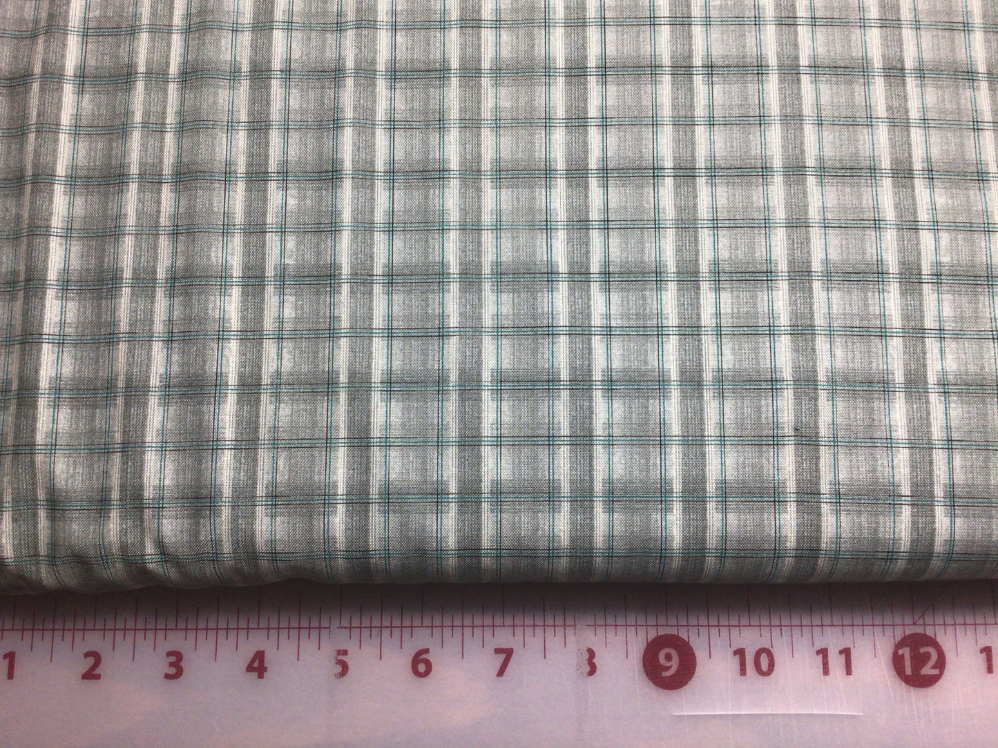 Grey Plaid 21120 Cottage Basics from Red Rooster Cotton Fabric