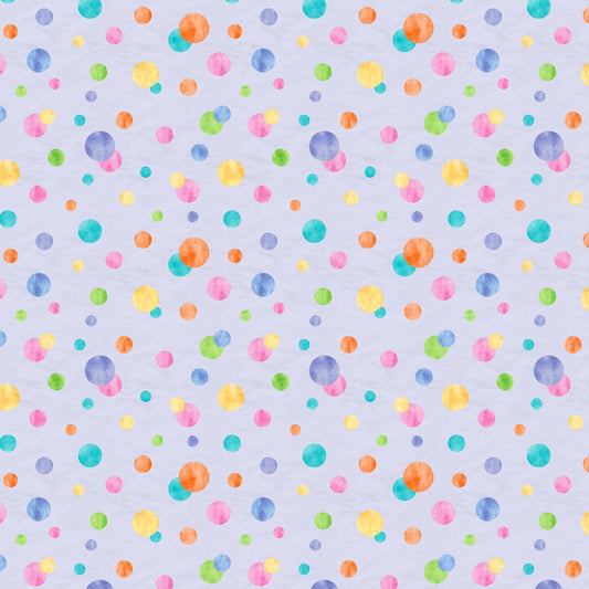 Lavender Circles 68553-665 Raindrops & Sunshine by Anne Rowan Collection from Wilmington Prints Cotton fabric