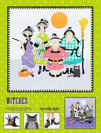 Witches Quilt Pattern From Amy Bradley Designs - PAPER PATTERN