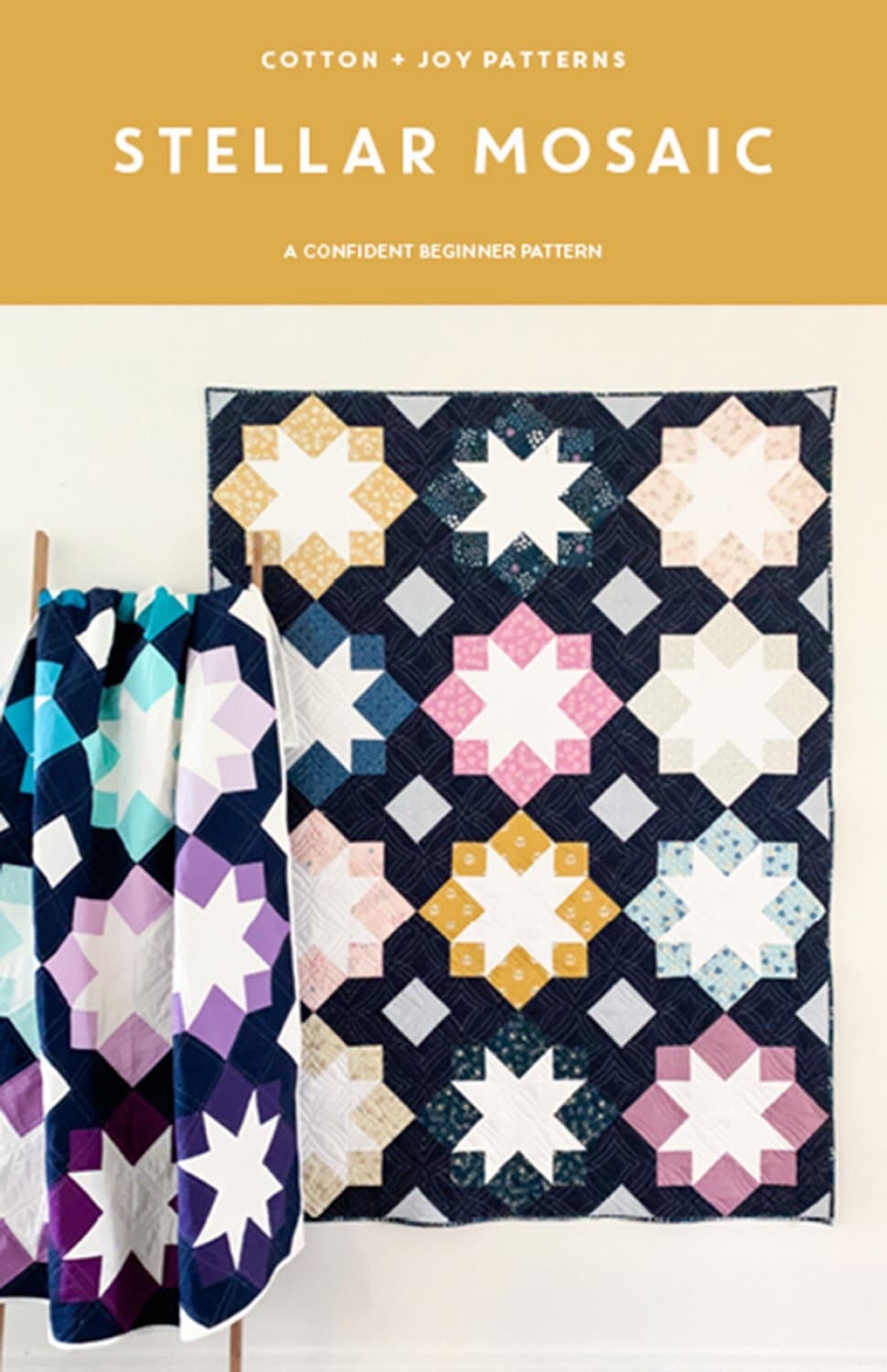 Stellar Mosiac Quilt Pattern from Cotton and Joy - PAPER PATTERN