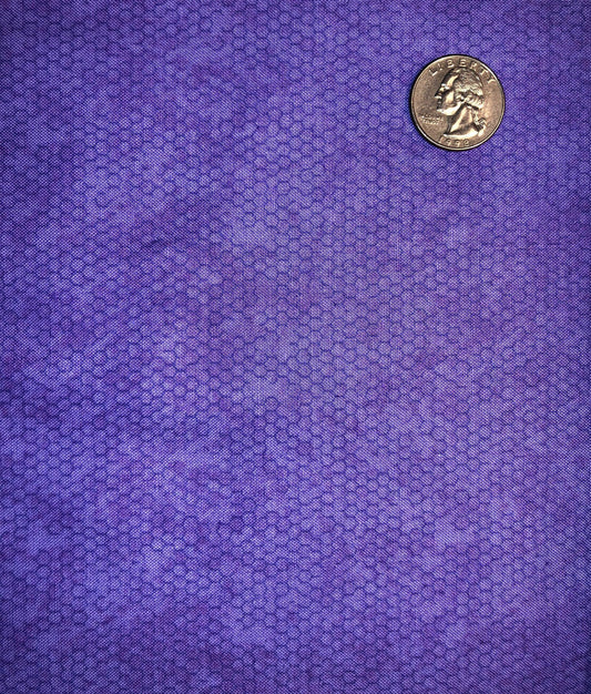 Purple Honeycomb 1910-5 Quilter's Cupboard by Karen Combs for Troy Riverwoods Collection Cotton Fabric