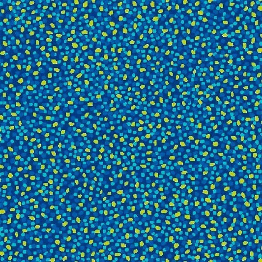 Blue Speckles 1649-24106-Y Salsa from Quilting Treasure Cotton Fabric