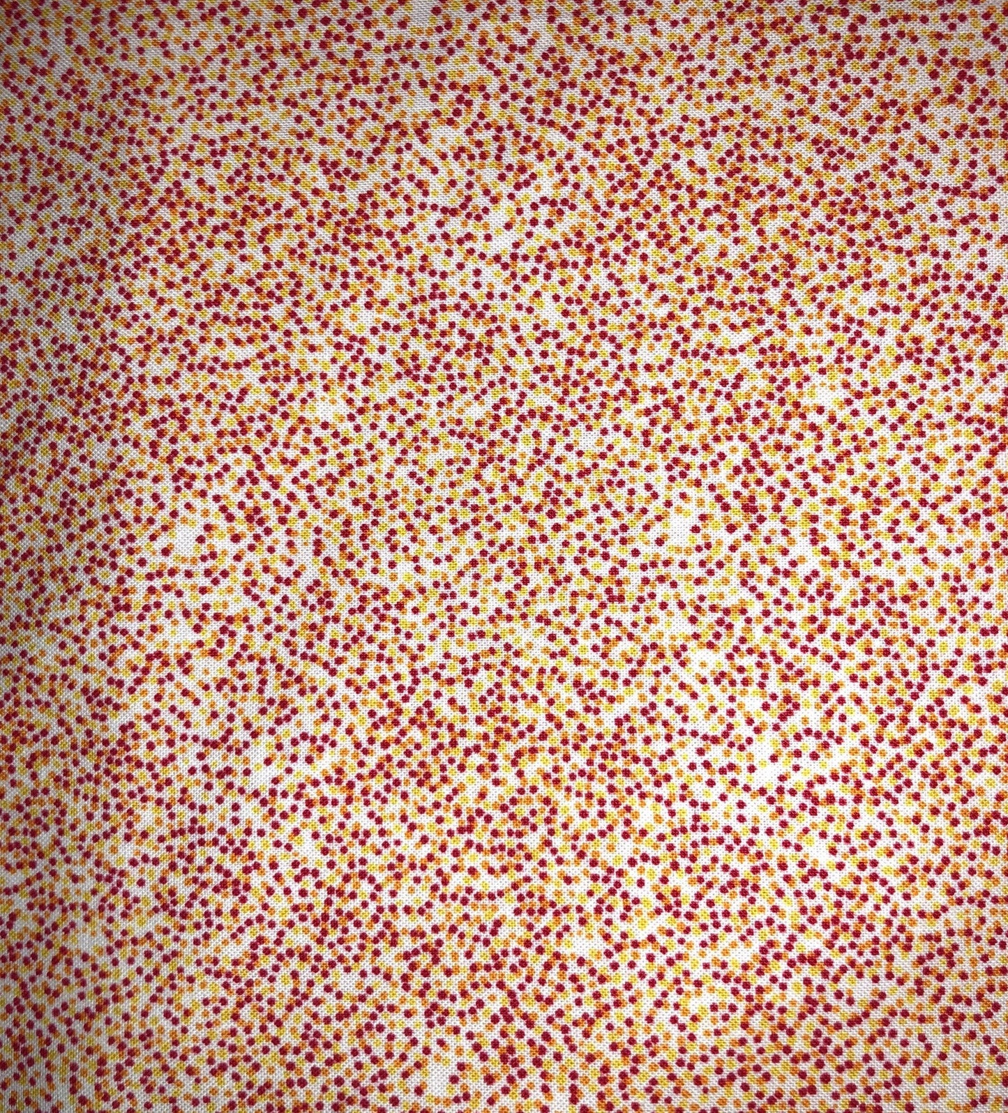 Red and Orange Spots on White 24106-0 from Salsa for Quilting Treasures Cotton Fabric