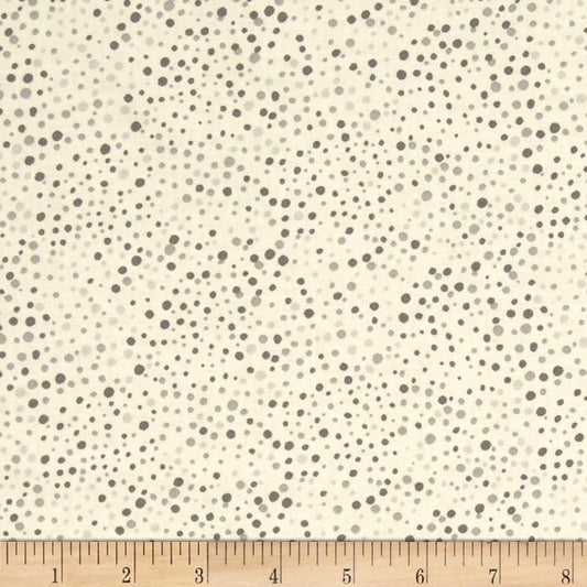 3/4 yard precut - C 2378 Spots on Beige Serafina by Alice Kennedy for Timeless Treasures Cotton Fabric