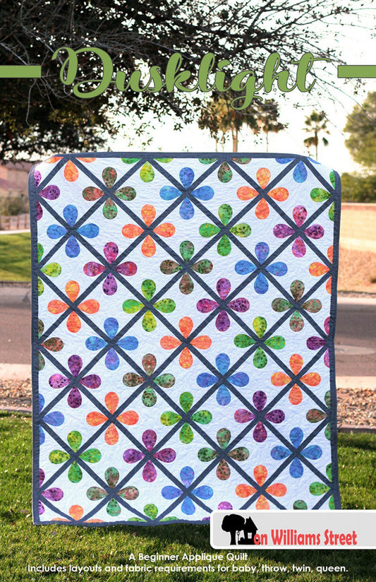 Dusklight Quilt Pattern From On Williams Street - PAPER PATTERN